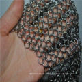 Purificador chainmail do aço inoxidável de 6 * 8inch / líquido de limpeza do ferro de molde